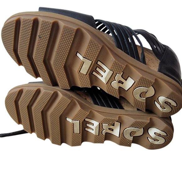 Sorel Joanie II Lace Wedge Sandals 9.5 - Chic & Comfy! - Picture 7 of 8